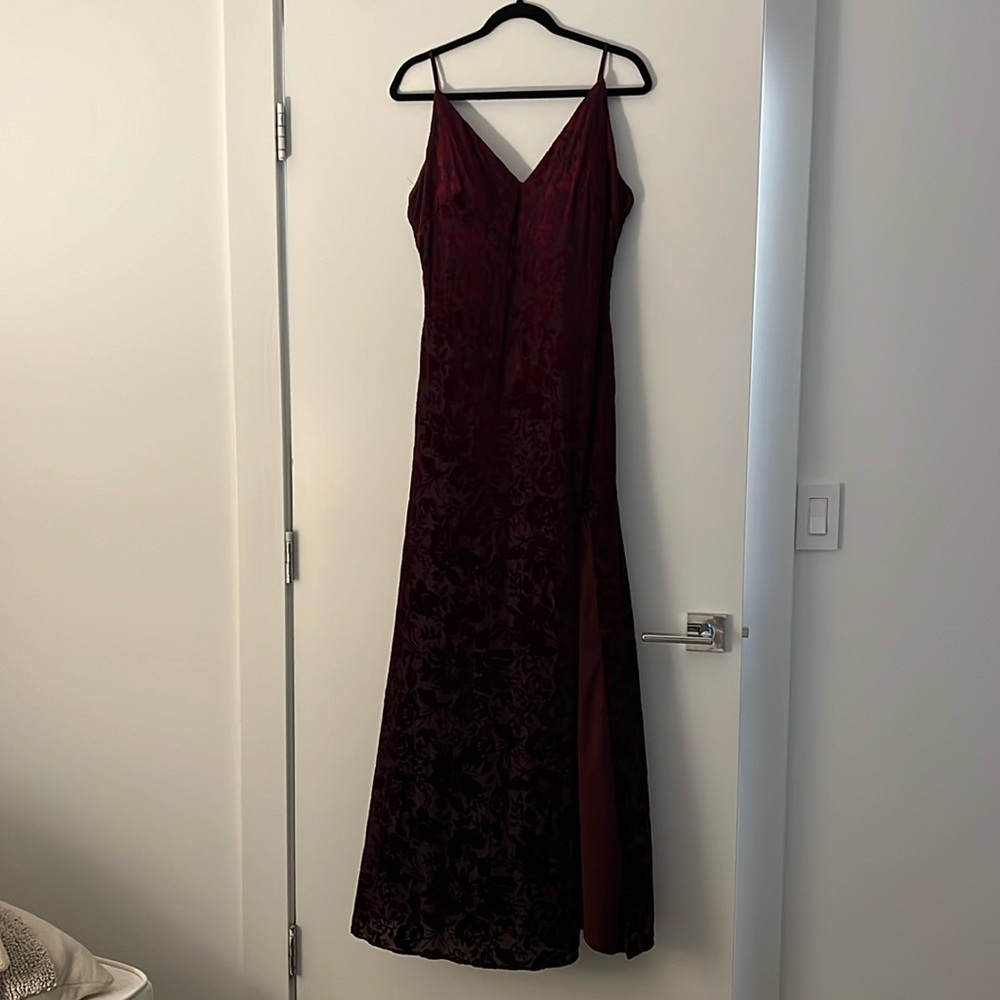 Velvet bridresmaid dress